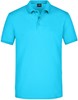 James & Nicholson JN710 Men´s Elastic Polo Piqué - Turquoise - XL afbeelding