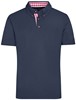 James & Nicholson JN716 Men´s Traditional Polo - Navy/Red/White - L afbeelding