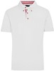 James & Nicholson JN716 Men´s Traditional Polo - White/Red/White - L afbeelding