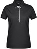 James & Nicholson JN725 Ladies´ Polo Single Stripe - Black/White - S afbeelding