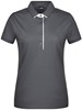 James & Nicholson JN725 Ladies´ Polo Single Stripe - Graphite-(Solid)/White - XXL afbeelding