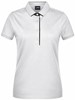 James & Nicholson JN725 Ladies´ Polo Single Stripe - White/Black - XS afbeelding