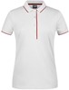 James & Nicholson JN727 Ladies´ Polo Stripe - White/Red - L afbeelding