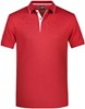 James & Nicholson JN728 Men´s Polo Stripe - Red/White - L afbeelding