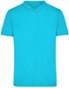 James & Nicholson JN750 Men´s Slub T-Shirt - Turquoise - M afbeelding