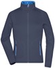 James & Nicholson JN763 Ladies´ Stretchfleece Jacket - Navy/Cobalt - S afbeelding