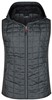 James & Nicholson JN767 Ladies´ Knitted Hybrid Vest - Grey-Melange/Anthracite-Melange - S afbeelding