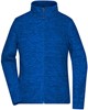 James & Nicholson JN769 Ladies´ Fleece Jacket - Royal-Melange/Blue - XXL afbeelding