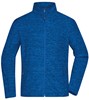 James & Nicholson JN770 Men´s Fleece Jacket - Royal-Melange/Blue - 3XL afbeelding