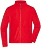 James & Nicholson JN782 Men´s Fleece Jacket - Red - S afbeelding