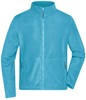 James & Nicholson JN782 Men´s Fleece Jacket - Turquoise - XL afbeelding