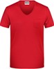 James & Nicholson JN8004 Men´s T Pocket - /Red - XXL afbeelding