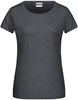 James & Nicholson JN8007 Ladies´ Basic-T - /Black-Heather - M afbeelding