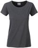 James & Nicholson JN8007 Ladies´ Basic-T - /Graphite-(Solid) - XL afbeelding