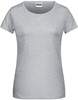 James & Nicholson JN8007 Ladies´ Basic-T - /Grey-Heather - M afbeelding