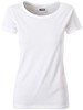James & Nicholson JN8007 Ladies´ Basic-T - /White - XS afbeelding
