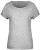 James & Nicholson JN8015 Ladies´ Slub-T - /Light-Grey - XL afbeelding