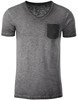 James & Nicholson JN8016 Men´s Slub-T - /Graphite-(Solid) - XXL afbeelding