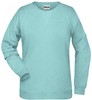 James & Nicholson JN8021 Ladies´ Sweat - /Glacier-Melange - 3XL afbeelding