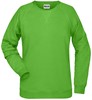 James & Nicholson JN8021 Ladies´ Sweat - /Lime-Green - 3XL afbeelding