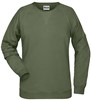 James & Nicholson JN8021 Ladies´ Sweat - /Olive - M afbeelding