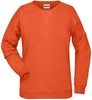 James & Nicholson JN8021 Ladies´ Sweat - /Orange - L afbeelding
