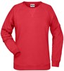 James & Nicholson JN8021 Ladies´ Sweat - /Red - S afbeelding