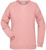 James & Nicholson JN8021 Ladies´ Sweat - /Rose-Melange - XXL afbeelding