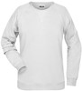 James & Nicholson JN8021 Ladies´ Sweat - /White - 3XL afbeelding