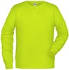 James & Nicholson JN8022 Men´s Sweat - /Acid-Yellow - 5XL afbeelding