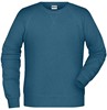 James & Nicholson JN8022 Men´s Sweat - /Petrol-Melange - S afbeelding