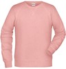 James & Nicholson JN8022 Men´s Sweat - /Rose-Melange - XXL afbeelding