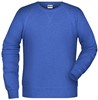 James & Nicholson JN8022 Men´s Sweat - /Royal-Heather - XXL afbeelding