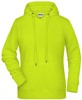 James & Nicholson JN8023 Ladies´ Hoody - /Acid-Yellow - S afbeelding
