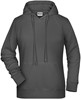 James & Nicholson JN8023 Ladies´ Hoody - /Graphite-(Solid) - 3XL afbeelding