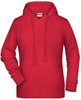 James & Nicholson JN8023 Ladies´ Hoody - /Red - XL afbeelding