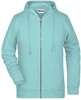James & Nicholson JN8025 Ladies´ Zip-Hoody - /Glacier-Melange - M afbeelding