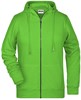 James & Nicholson JN8025 Ladies´ Zip-Hoody - /Lime-Green - XS afbeelding