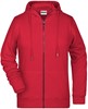 James & Nicholson JN8025 Ladies´ Zip-Hoody - /Red - S afbeelding