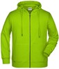 James & Nicholson JN8026 Men´s Zip-Hoody - /Acid-Yellow - S afbeelding