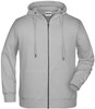 James & Nicholson JN8026 Men´s Zip-Hoody - /Ash-(Heather) - S afbeelding