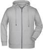 James & Nicholson JN8026 Men´s Zip-Hoody - /Grey-Heather - 4XL afbeelding