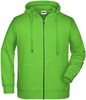 James & Nicholson JN8026 Men´s Zip-Hoody - /Lime-Green - S afbeelding