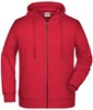 James & Nicholson JN8026 Men´s Zip-Hoody - /Red - XL afbeelding