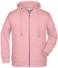 James & Nicholson JN8026 Men´s Zip-Hoody - /Rose-Melange - S afbeelding