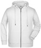 James & Nicholson JN8026 Men´s Zip-Hoody - /White - M afbeelding