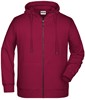 James & Nicholson JN8026 Men´s Zip-Hoody - /Wine - XXL afbeelding