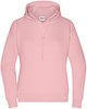 James & Nicholson JN8033 Ladies´ Lounge Hoody - /Soft-Pink - M afbeelding