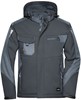James & Nicholson JN824 Craftsmen Softshell Jacket -STRONG- - Black/Carbon - S afbeelding