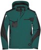 James & Nicholson JN824 Craftsmen Softshell Jacket -STRONG- - Dark-Green/Black - L afbeelding